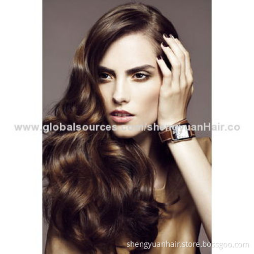 Grade 7A Unprocessed Malaysian Human Hair Extension, Loose Deep Wave, Natural Color